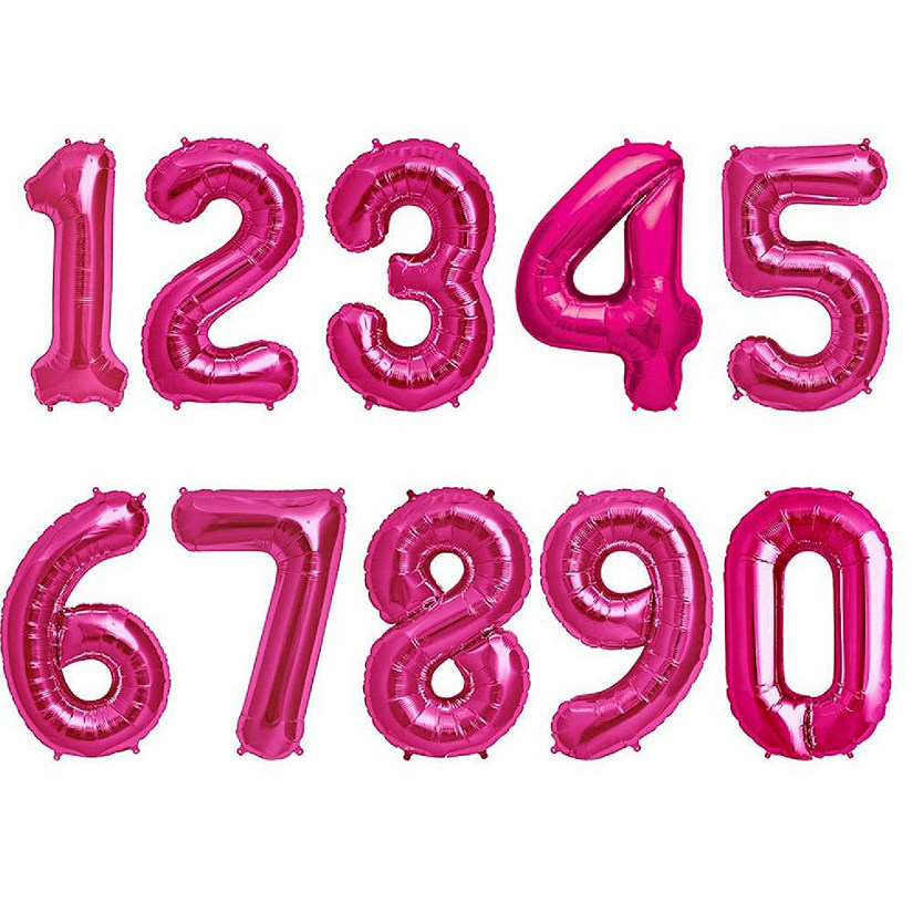 Edge Collections - Pink - Foil Numbers Image