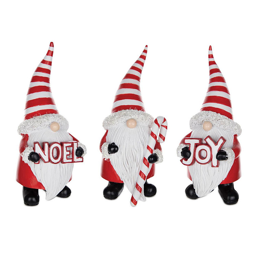 Edge Collections - Red with White - Santa Gnome Figurines! Image