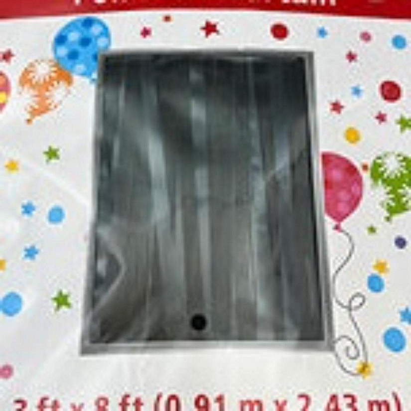 Edge Collections - Silver - Foil Door Curtains Image