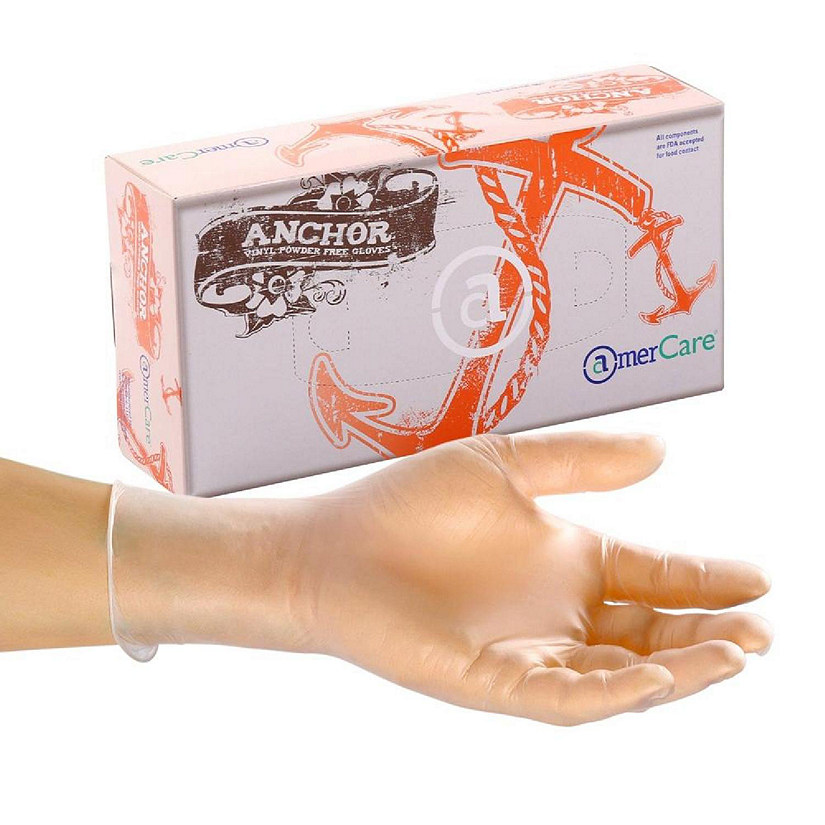 Edge Collections  - Small - White - Anchor Gloves (S-Small)! Image