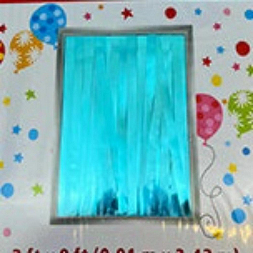 Edge Collections - Turquoise - Foil Door Curtains Image