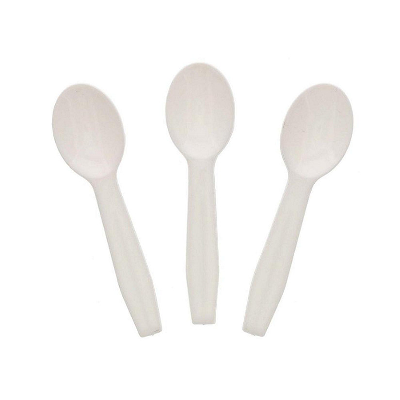 Edge Collections  - White Plastic Taster Spoon! Image