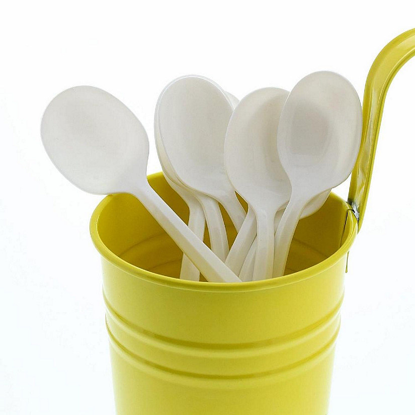 Edge Collections  - White Soup Spoons! Image