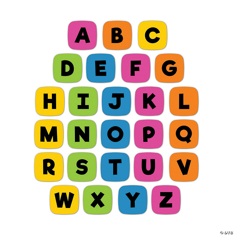 Edu-Clings Alphabet Manipulative Set - 26 Pc. Image