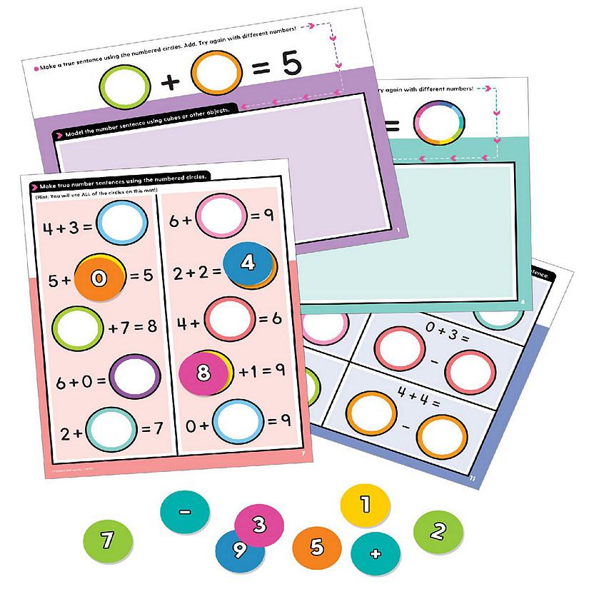 Edu-Clings Silicone Center: Number Sentences Image