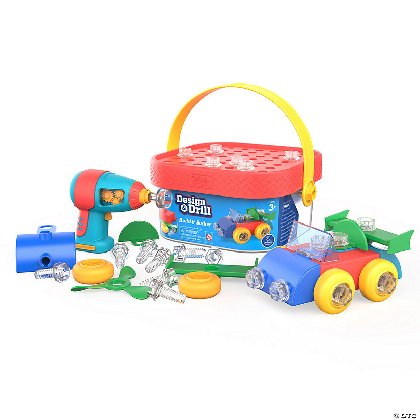 Educational Insights Design &amp; Drill Build-It Bucket Image