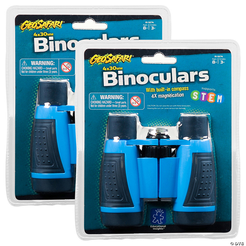 Educational Insights GeoSafari Compass Binoculars, Pack of 2 Image