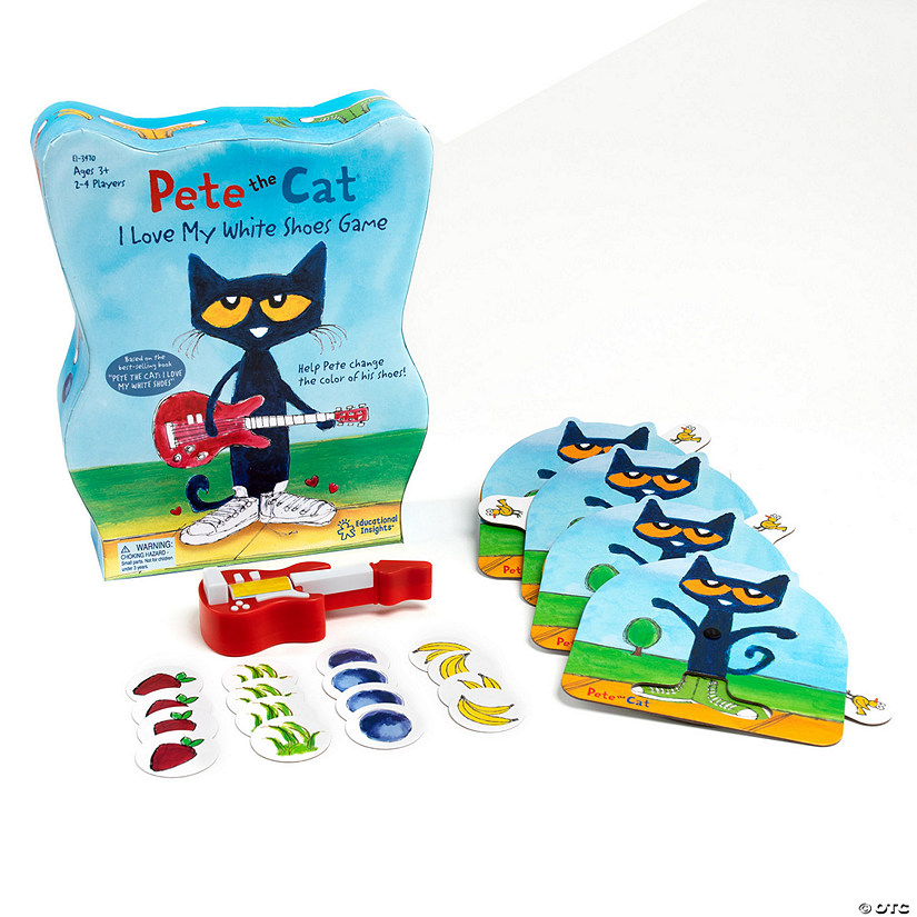 Educational Insights Pete the Cat I Love My White Shoes Game Image
