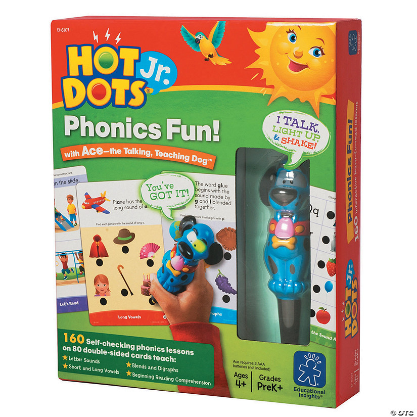 Educational Insights Phonics Fun 2-Sided Cards, 80 Pieces Image