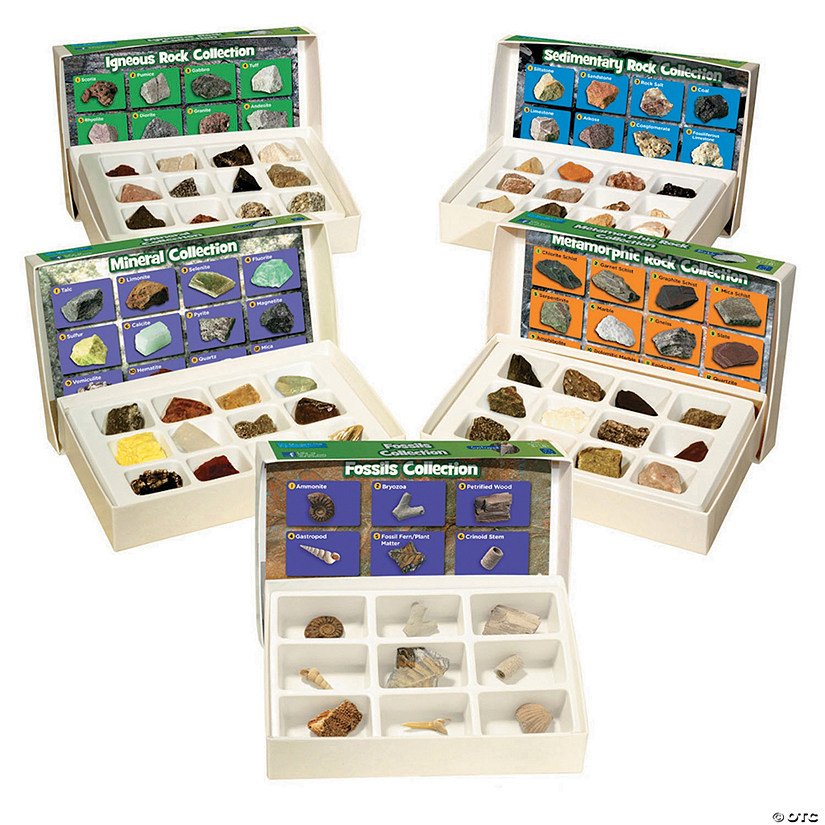 Educational Insights Rock Mineral & Fossils Complete Set Image