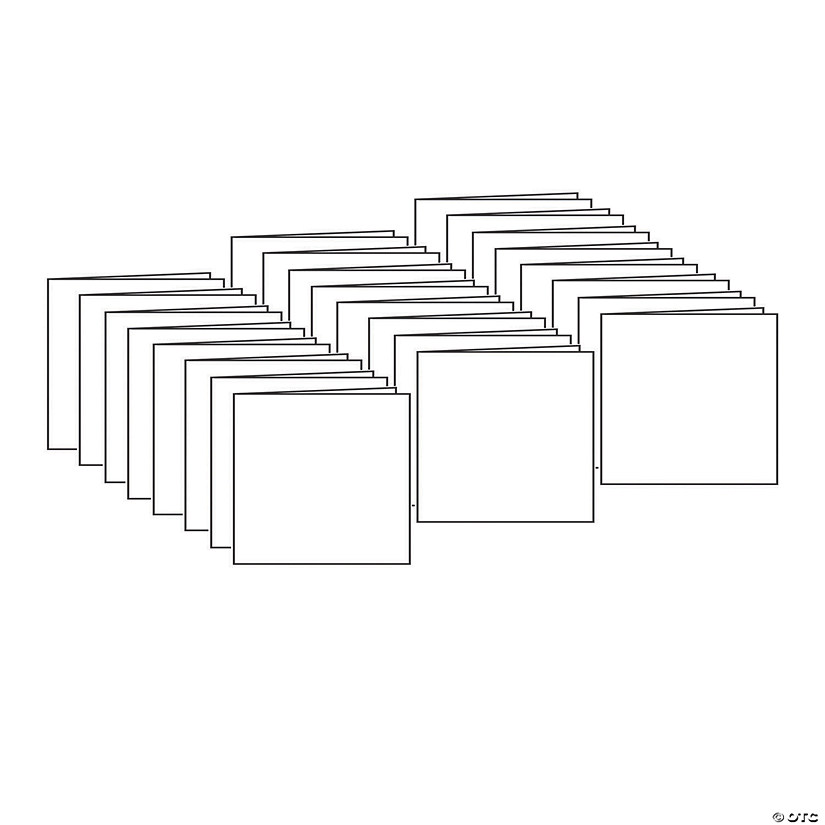 Edupress Blank Book, 32 Pages, White, 24/Pack Image