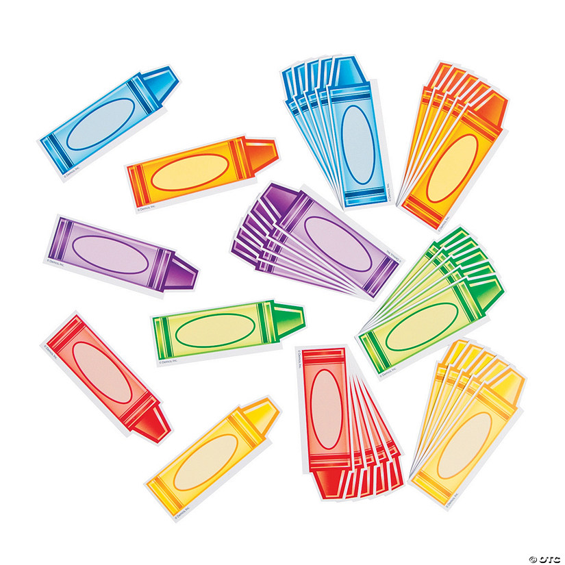 Edupress&amp;#174; Crayon Mini Accent Cutouts - 36 Pc. Image