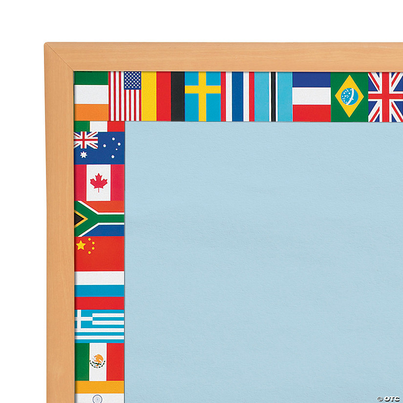 Edupress&#174; Flag Bulletin Board Borders - 12 Pc. Image