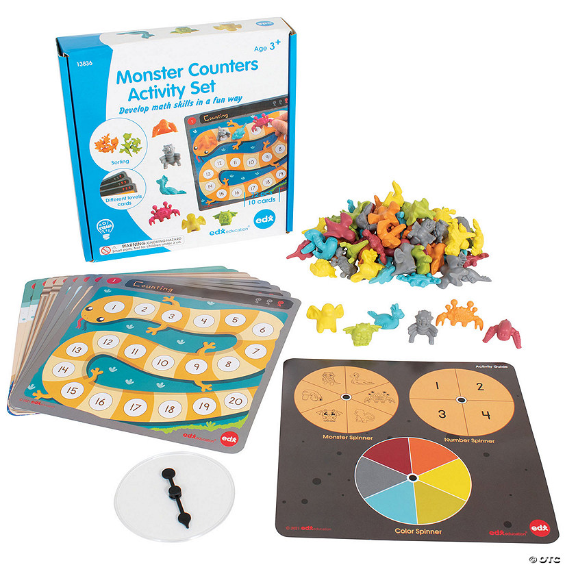 Edx Education Monster Counters Activity Set Image