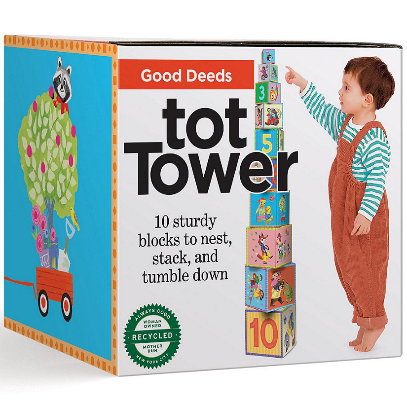 eeBoo: Good Deeds Tot Tower Stacking Blocks for Toddlers Image