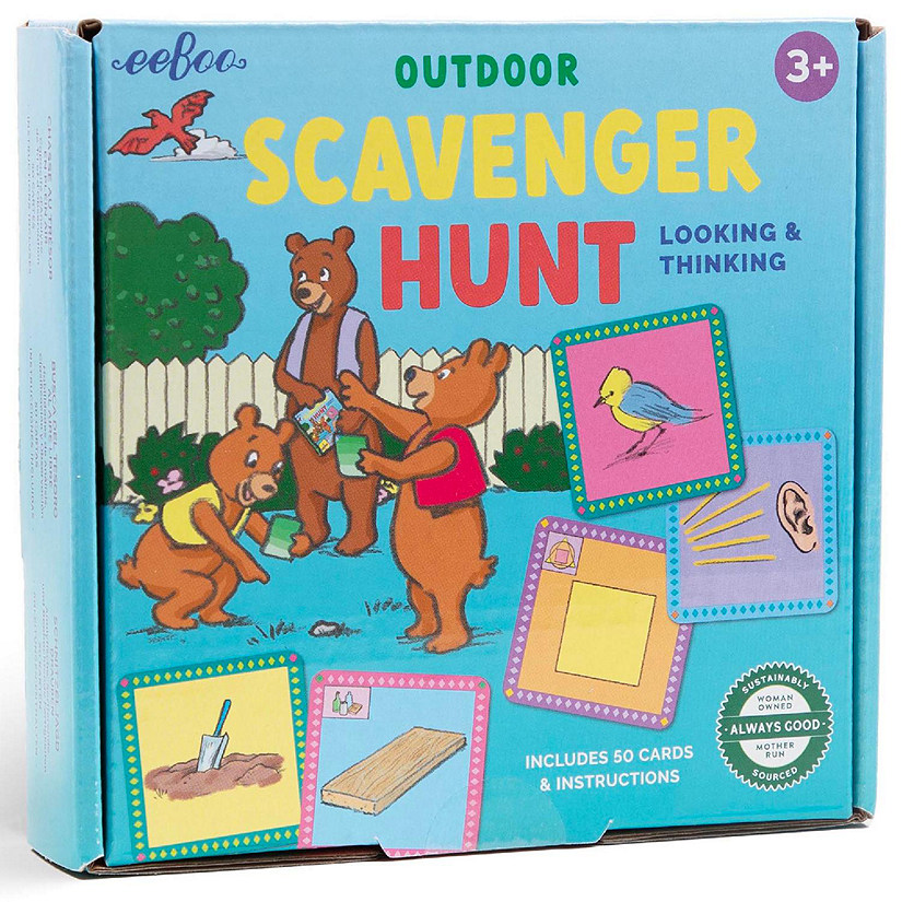 eeBoo Scavenger Hunt Outdoors Game, 3+ Years Image