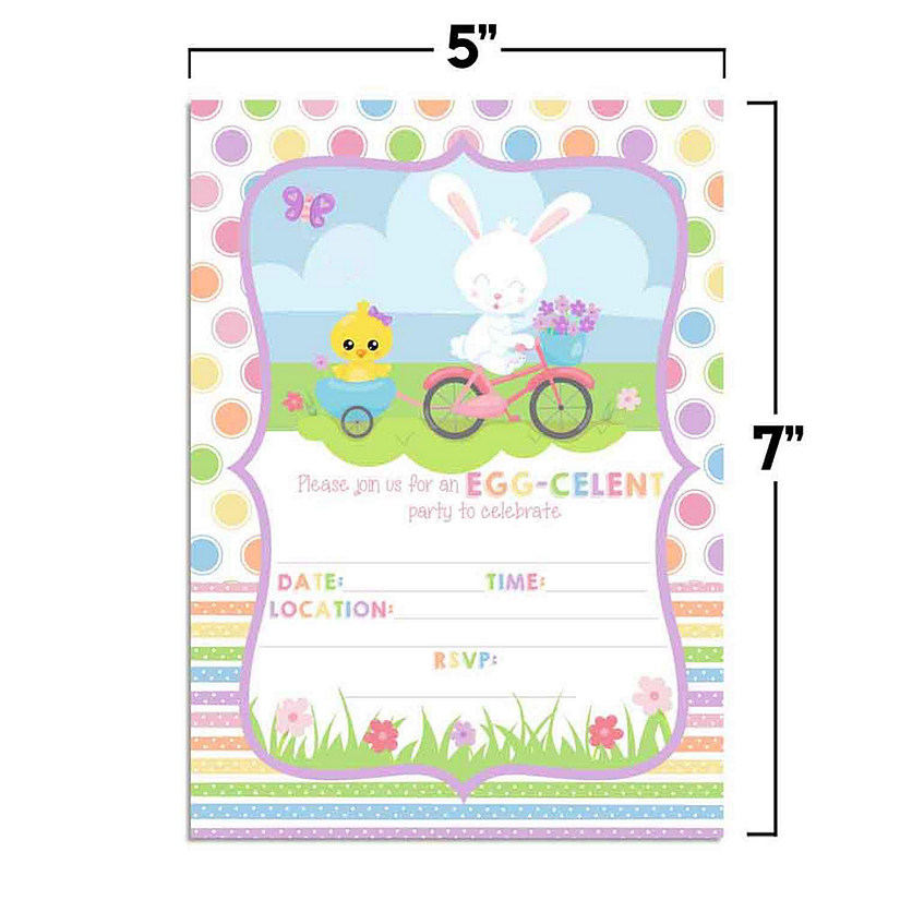 Egg-celent EasterParty Invitations 40pc. by AmandaCreation Image