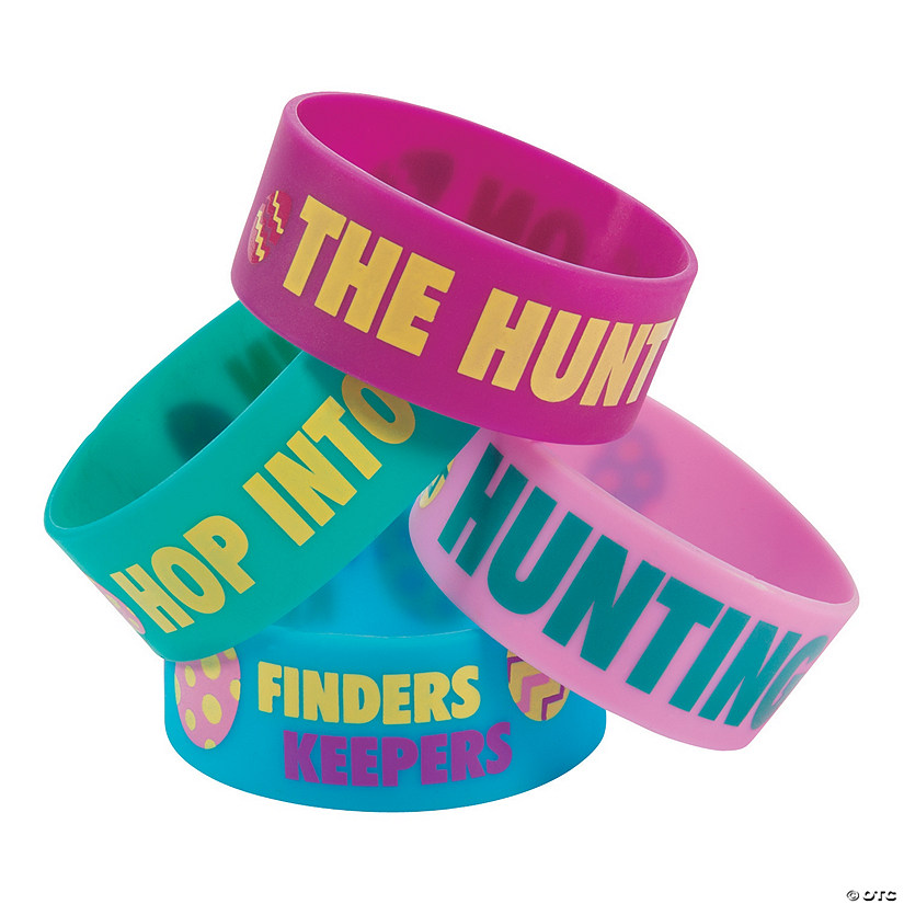 Egg Hunt Rubber Bracelets Discontinued