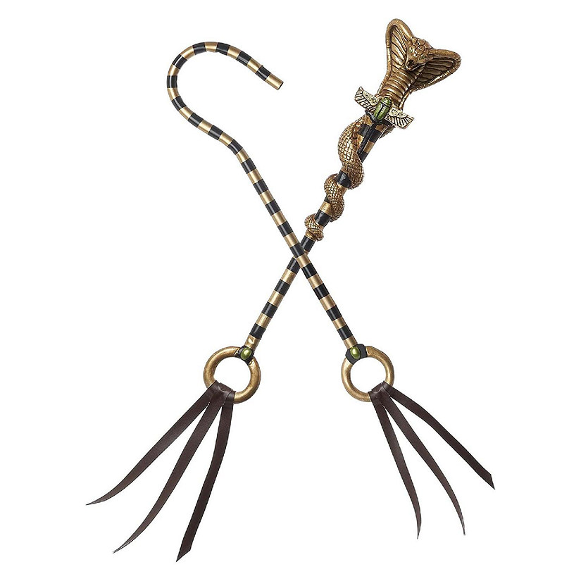 Egyptian Cobra/Pharaoh Scepters Costume Accessory Set Image