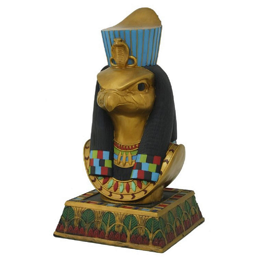Egyptian God Horus Bust Statue Figurine New 18 inch Image