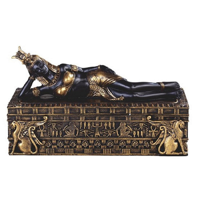 Egyptian Queen Cleopatra Trinket Box Image