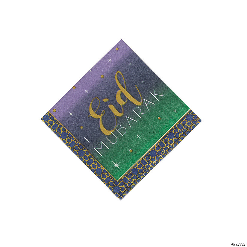 Eid Celebration Beverage Napkins - 16 Pc. Image