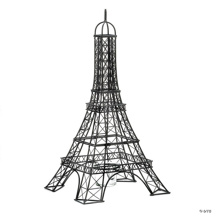 Eiffel Tower Candleholder 8X8X15.5" Image
