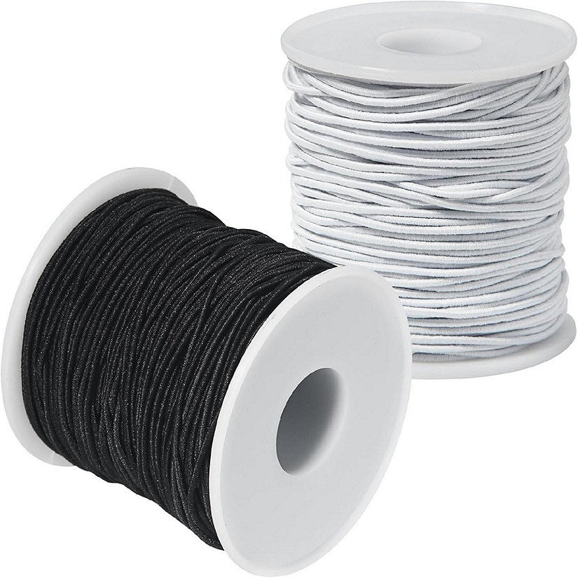 Elastic String for Bracelet Making - 2 Rolls 1.2MM Elastic Bracelet Cord Image