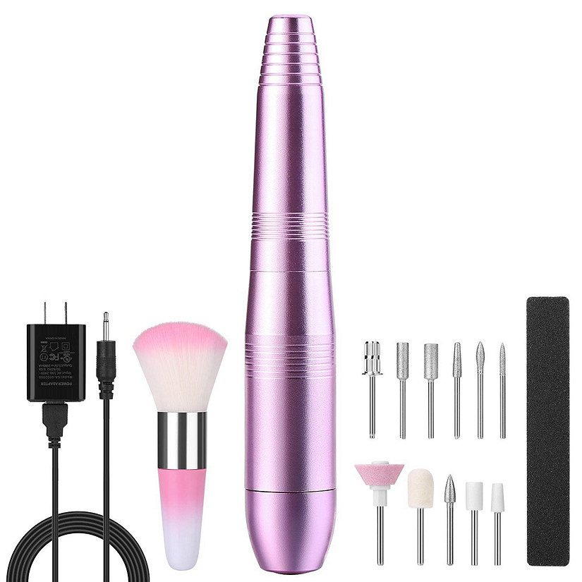 Electric Nail Drill Kit Nail File Brush Image