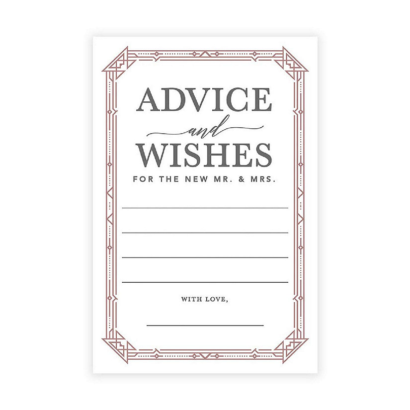 Elegant Art Deco Advice 4x6IN 56PC Image