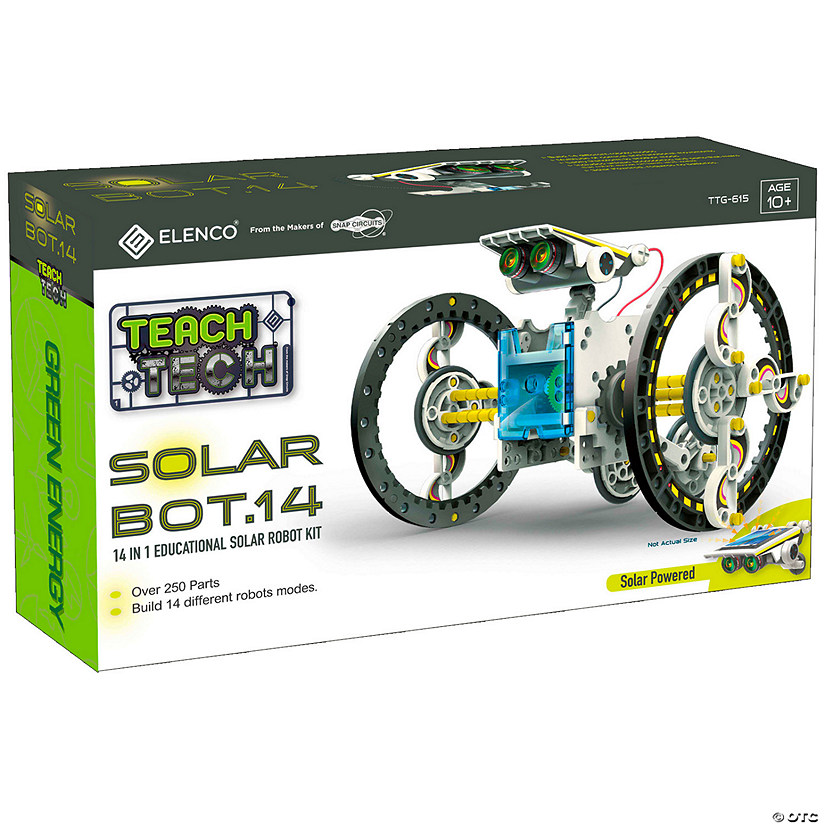 Elenco TEACH TECH SolarBot.14 Robot Kit Image