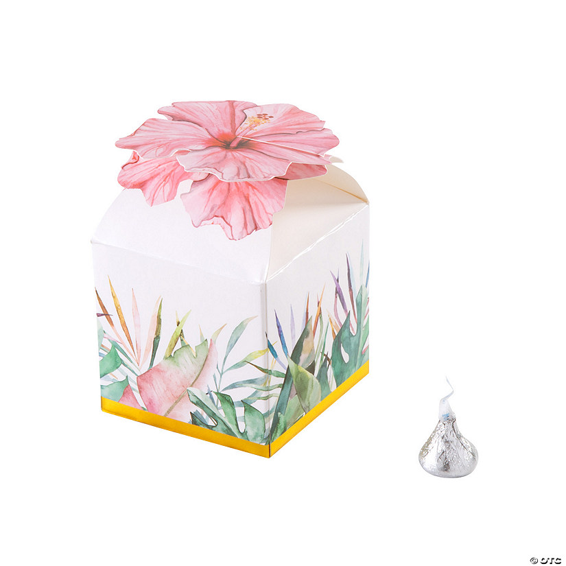 Elevated Luau Party Favor Boxes - 12 Pc. Image