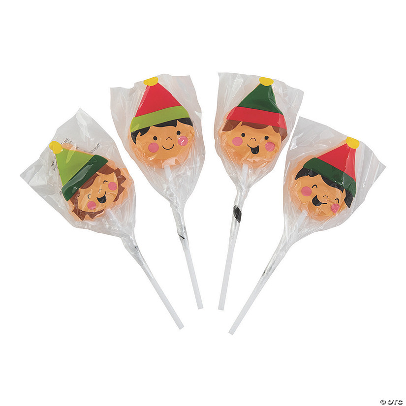 Elf Character Lollipops - 12 Pc. Image