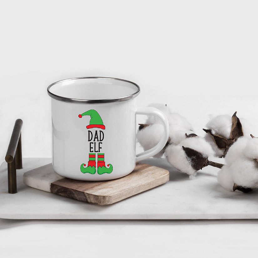 Elf Dad Stainless Steel Campfire Mug Image