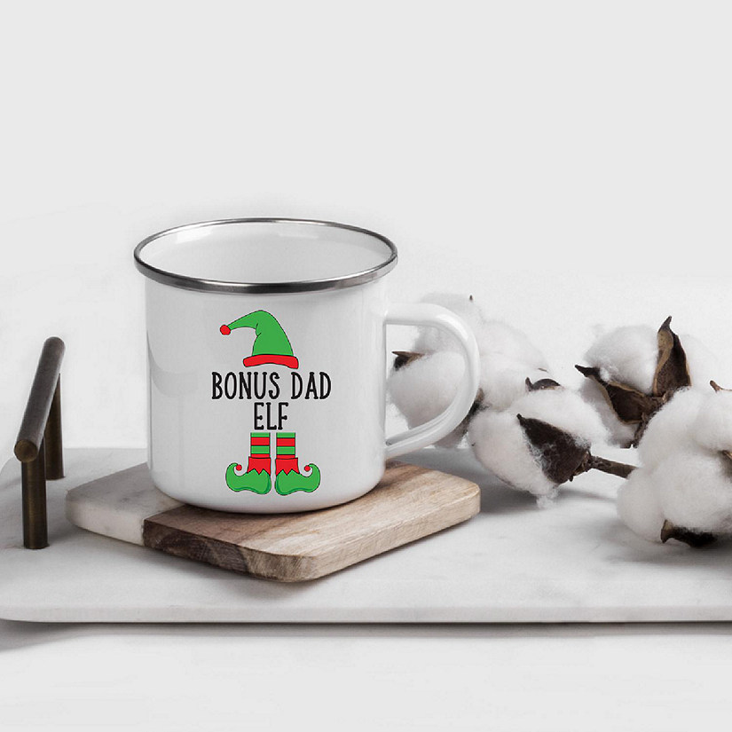 Elf Dad Stainless Steel Campfire Mug Image