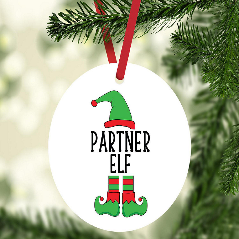 Elf Metal Ornament  Partner Image