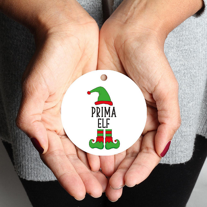 Elf Metal Ornament  Prima Image