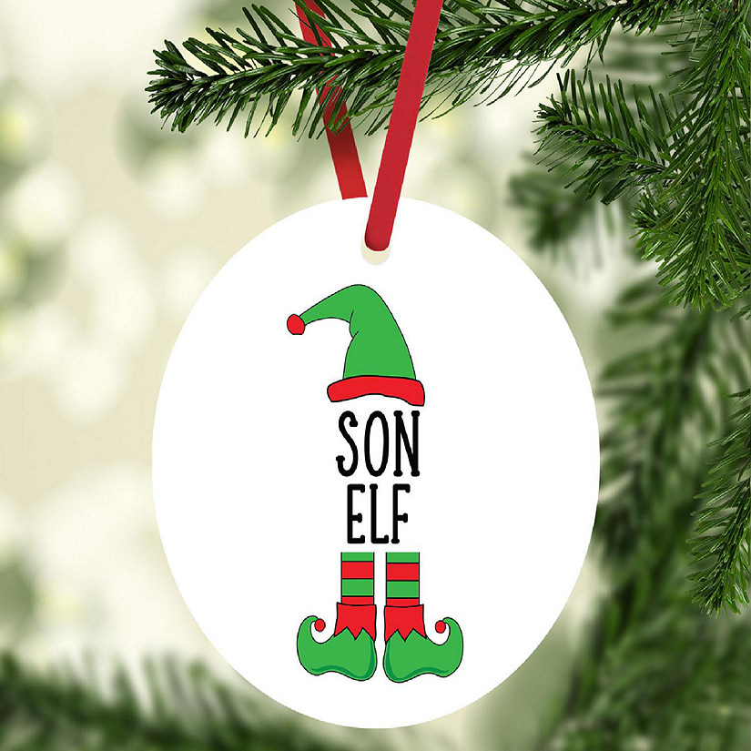 Elf Metal Ornament  Son Image