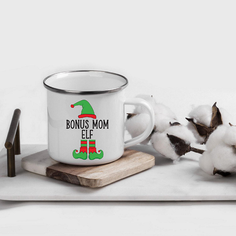 Elf Mom Stainless Steel Campfire Mug Image