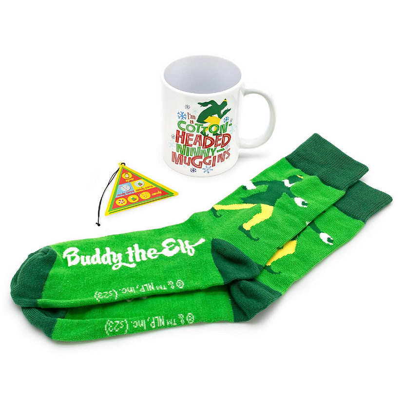 Elf Mug, Socks, and Ornament Bundle Image