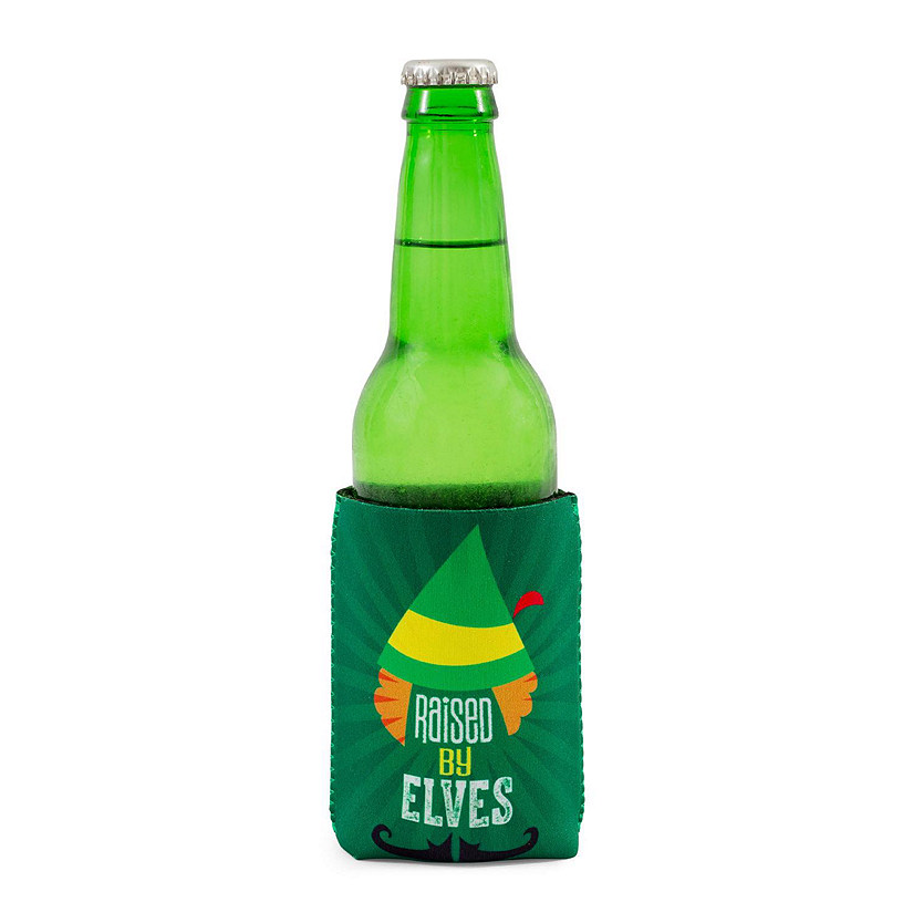 Elf "Raised By Elves" Neoprene Can Hugger Image