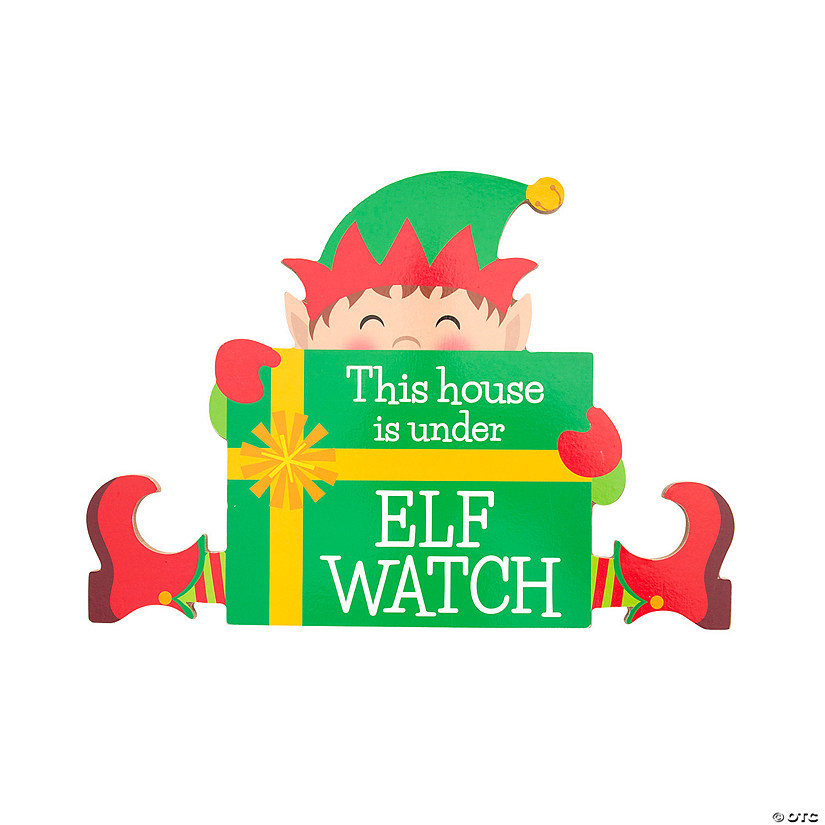 Elf Watch Christmas Decoration Image