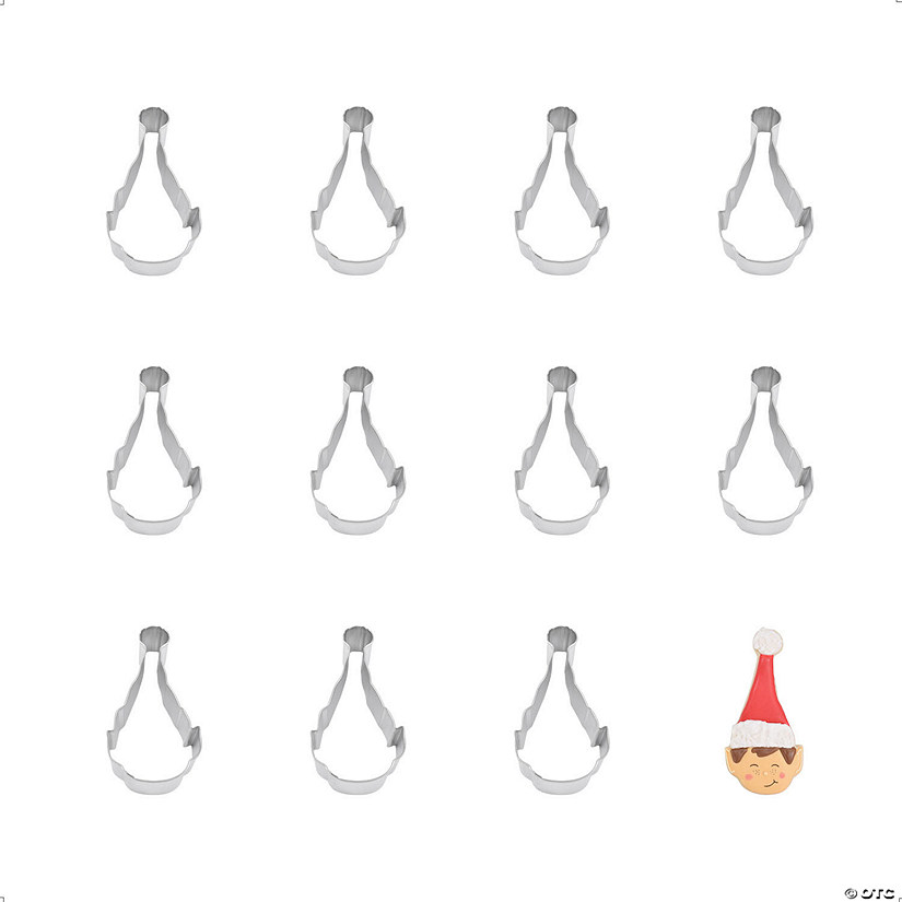 Elf With Hat 4" Cookie Cutters Image