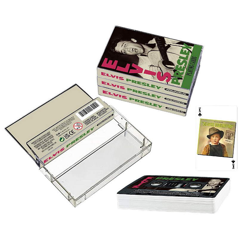 Elvis Presley Cassette Playing Cards Image