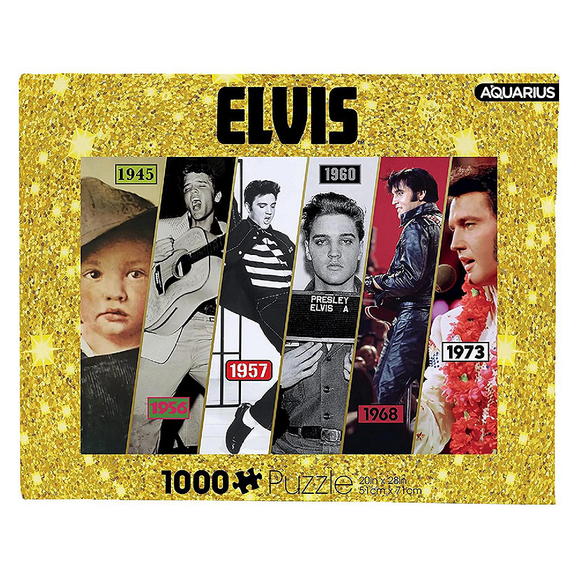 Elvis Presley Timeline 1000 Piece Jigsaw Puzzle Image