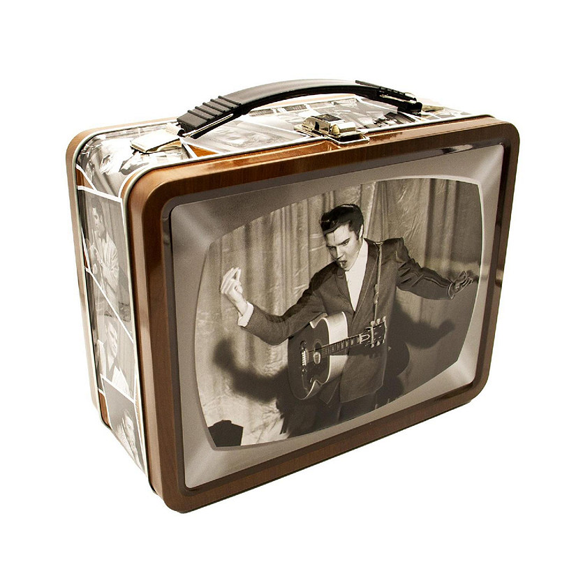 Elvis Presley TV Embossed Tin Fun Box Image