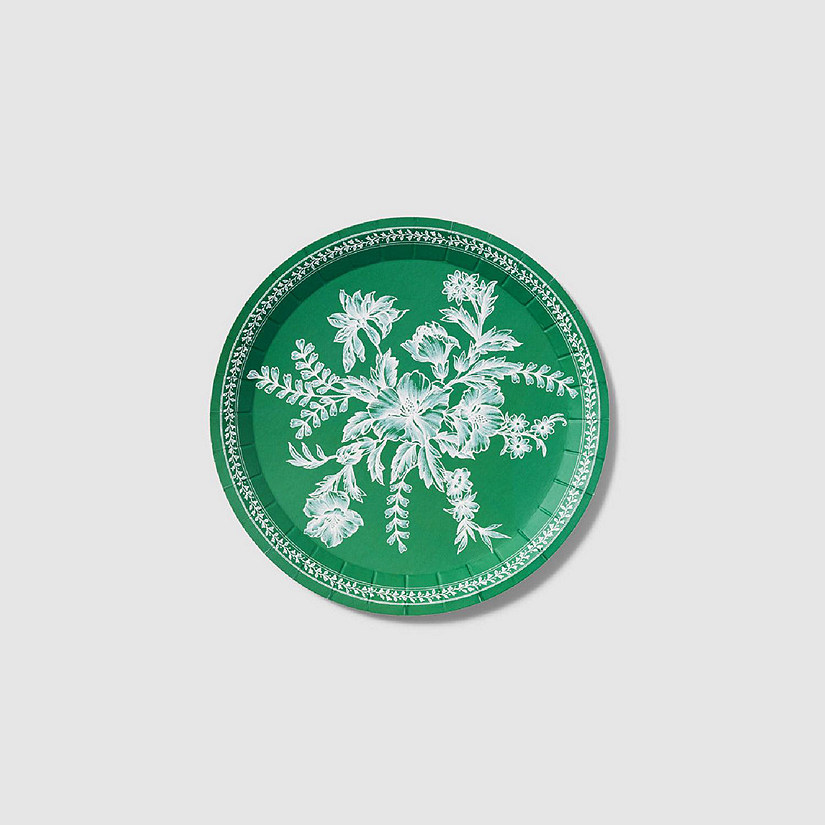 Emerald Toile Small Plates -10/Pack - 10 Pieces Image