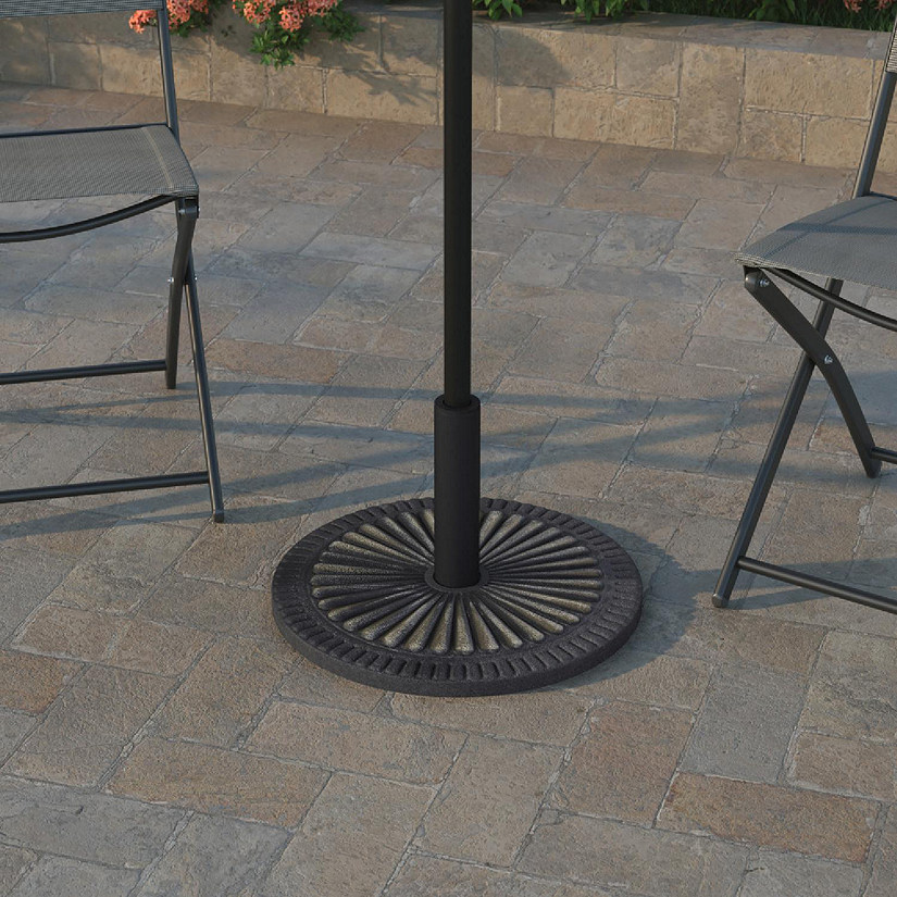 Emma + Oliver Bronze Patio Umbrella Base Image
