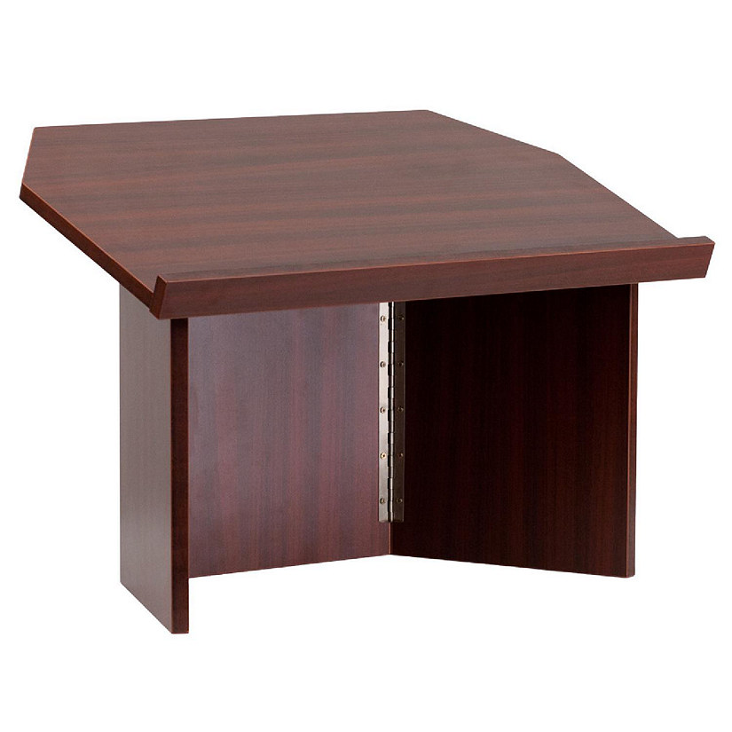 Emma + Oliver Foldable Tabletop Lectern in Mahogany Image