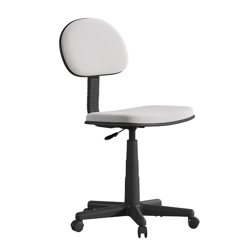 Emma + Oliver Gray Adjustable Mesh Swivel Task Office Chair - Low Back Student Desk Chair Image